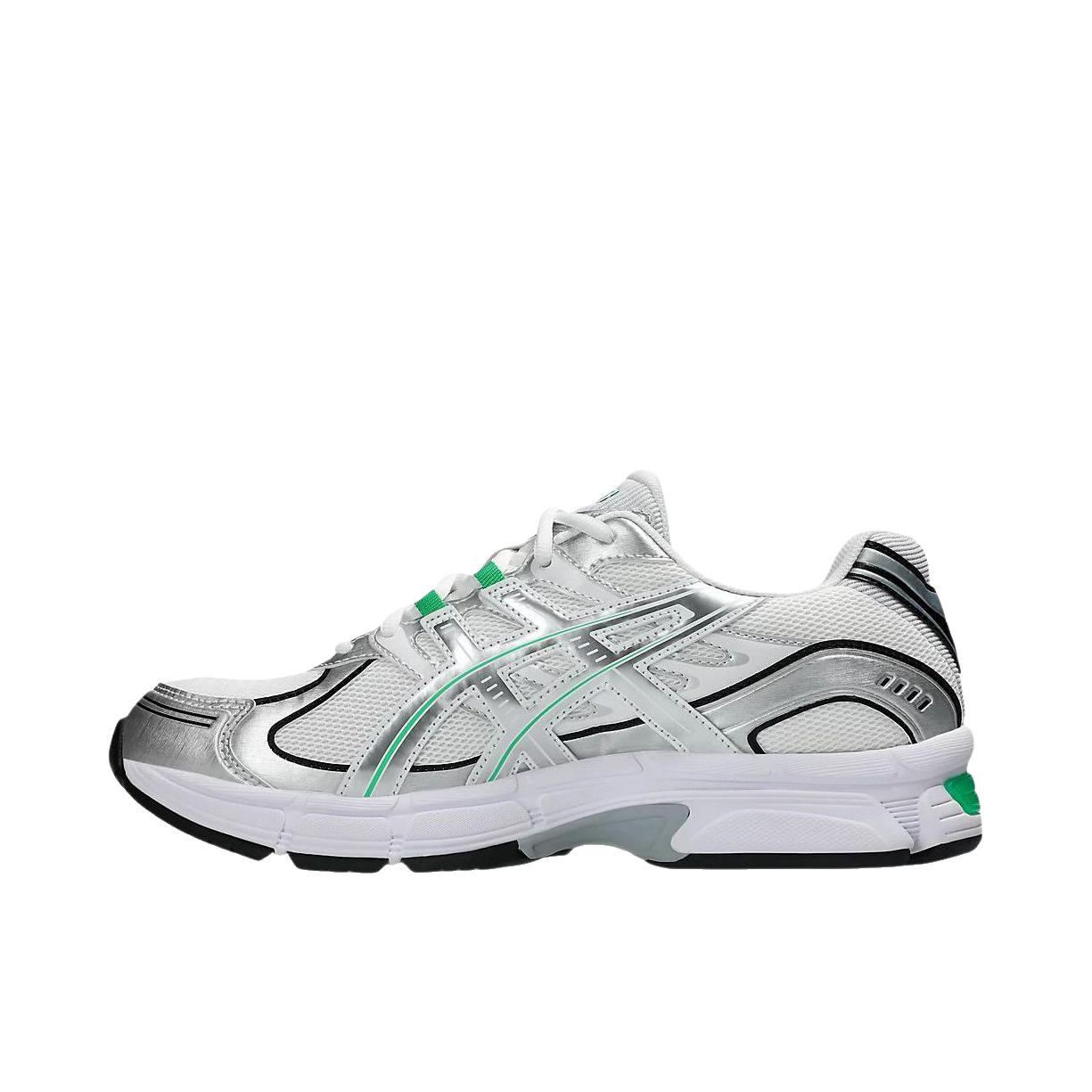 推荐商品：Asics/亚瑟士 GEL-STRATUS MC 跑鞋 减震透气舒适 奶白色/银色/绿色