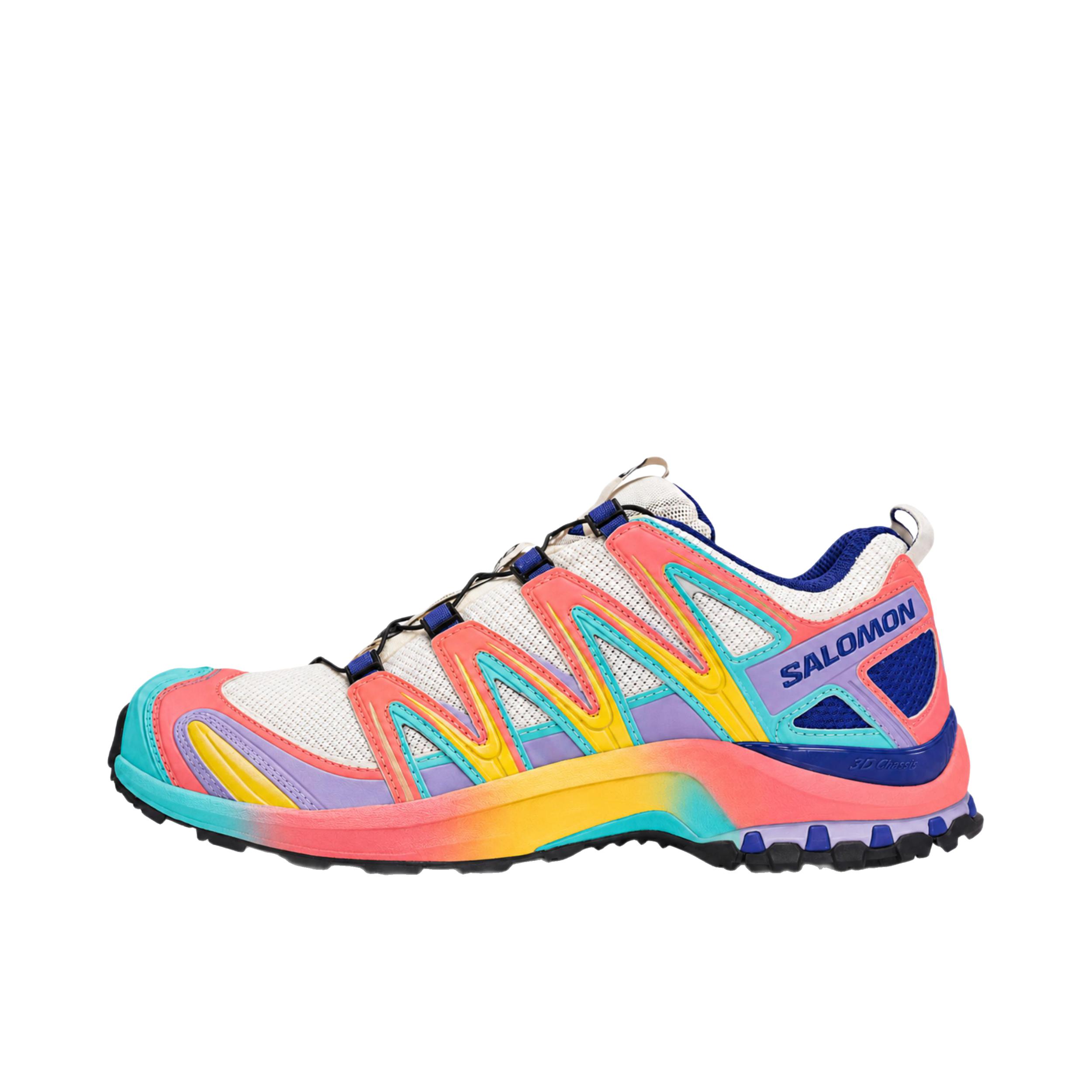 推荐商品：定制款 Salomon/萨洛蒙 ULTRA GLIDE 4 越野跑鞋 户外鞋 舒适百搭透气 缤纷糖果