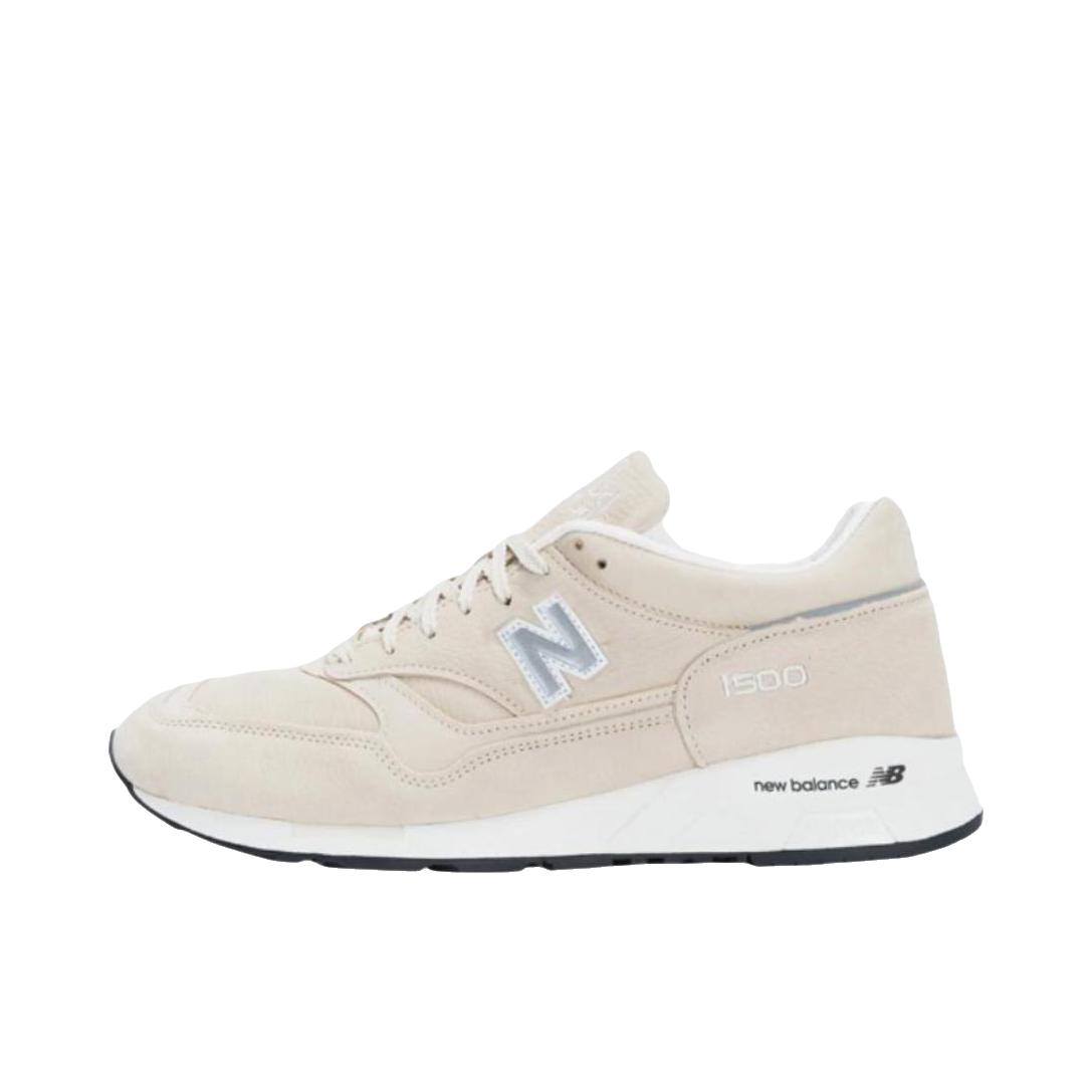 推荐商品：New Balance 1500 跑鞋 减震回弹透气防滑耐磨马拉松合成革织物复古包裹性轻便圆头贴合 POP TRADING COMPANY联名/D宽/灰色/白色