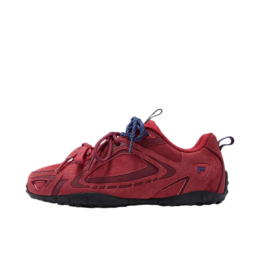 推荐商品：FILA/斐乐 BIANCO SLIM 德训鞋 薄底鞋 运动休闲鞋 透气防滑耐磨 女款/探戈红/勃根第红