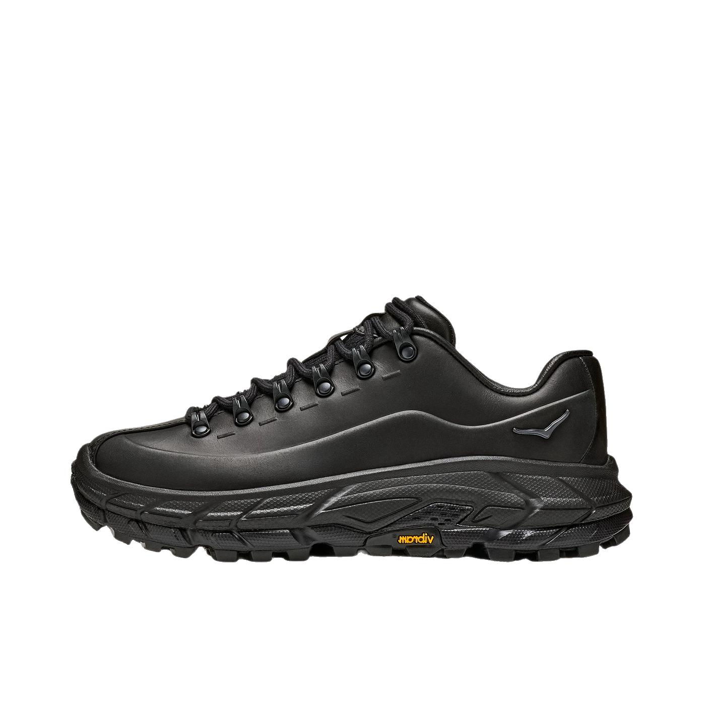 推荐商品：HOKA ONE ONE  Tor Summit  减震 防滑 耐磨 绒面皮  徒步鞋 亮黑色