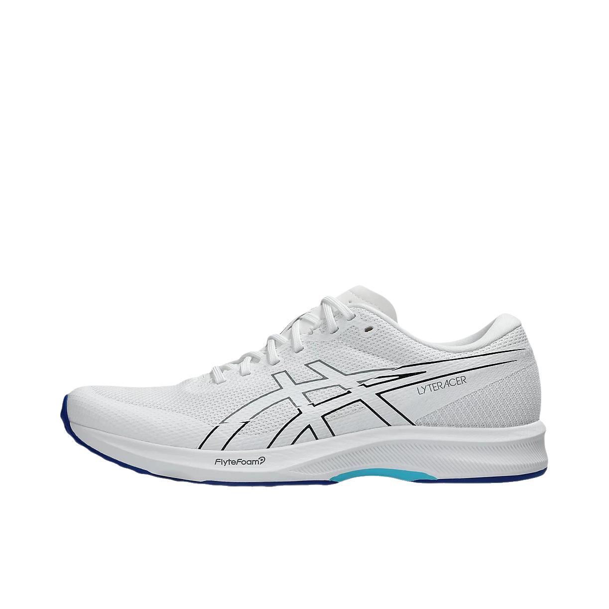 推荐商品：Asics/亚瑟士 LYTERACER 6 跑鞋 百搭简约低帮系带贴合 珍珠白