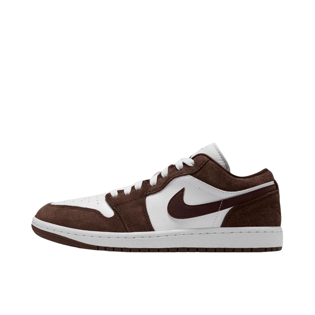 Air Jordan 1 板鞋 运动休闲鞋 复古潮流支撑合成革 女款/白色/棕色