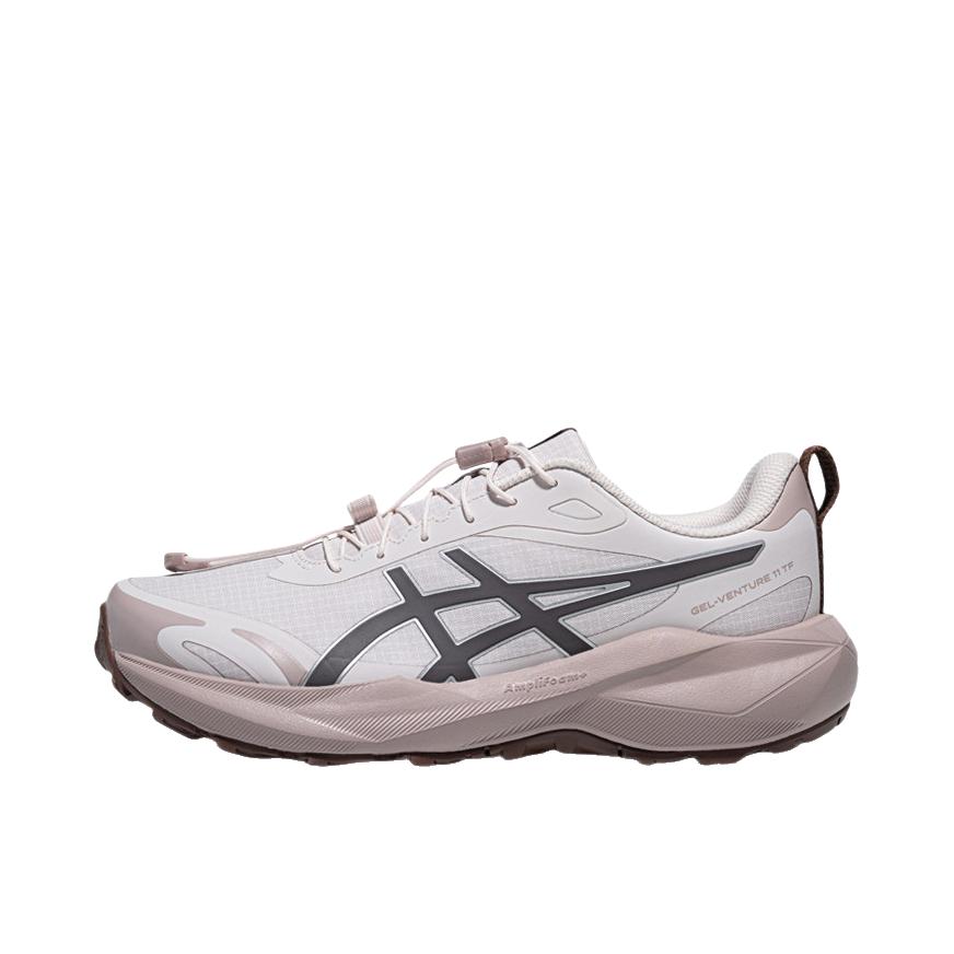 推荐商品：Asics/亚瑟士 GEL-VENTURE 11 越野跑鞋 橡胶减震透气抓地耐穿贴合网布防水 女款/灰色/粉色