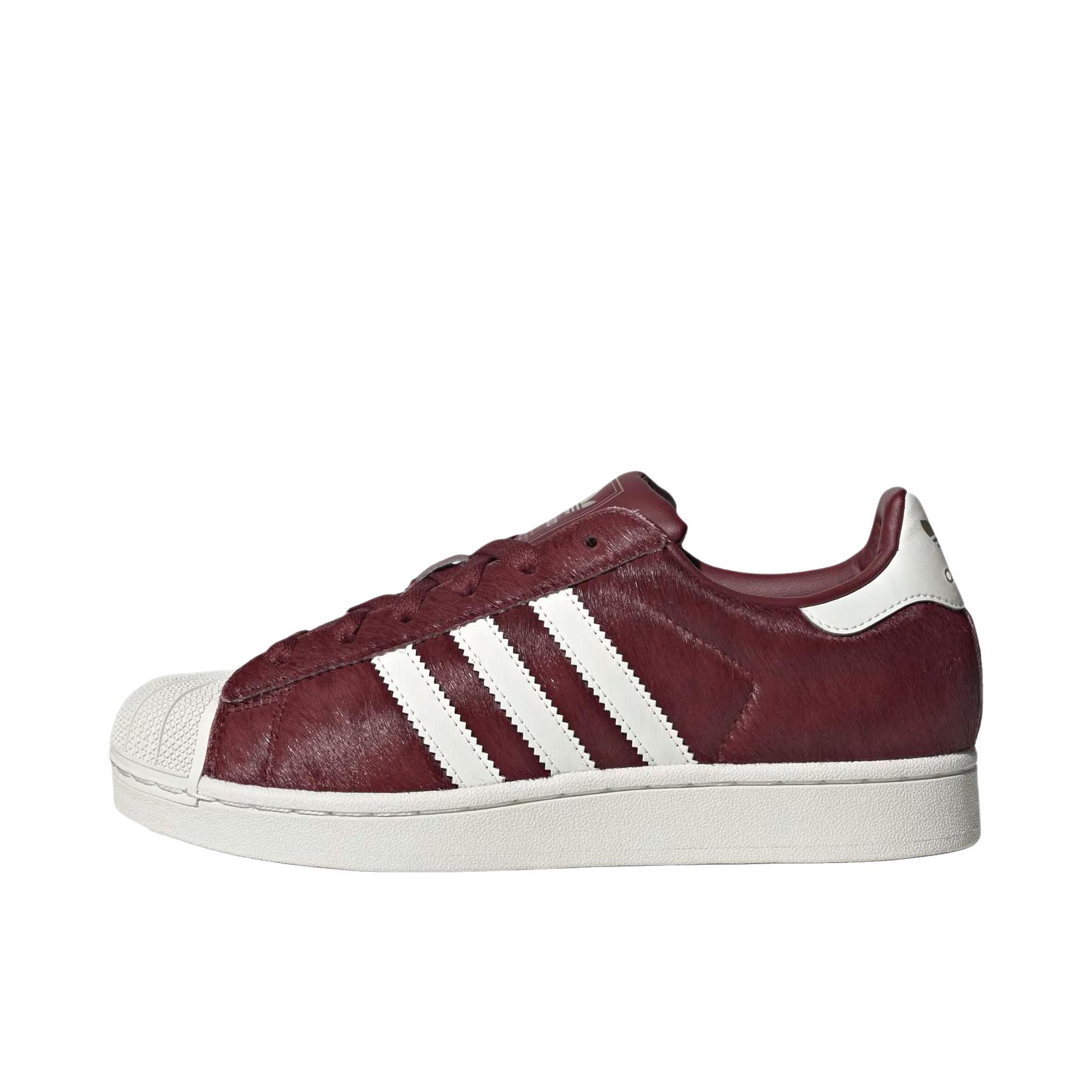 推荐商品：adidas Originals Superstar 2 板鞋 复古防滑耐磨贝壳头贴合圆头支撑 暗影红/米白色/金色/金属色
