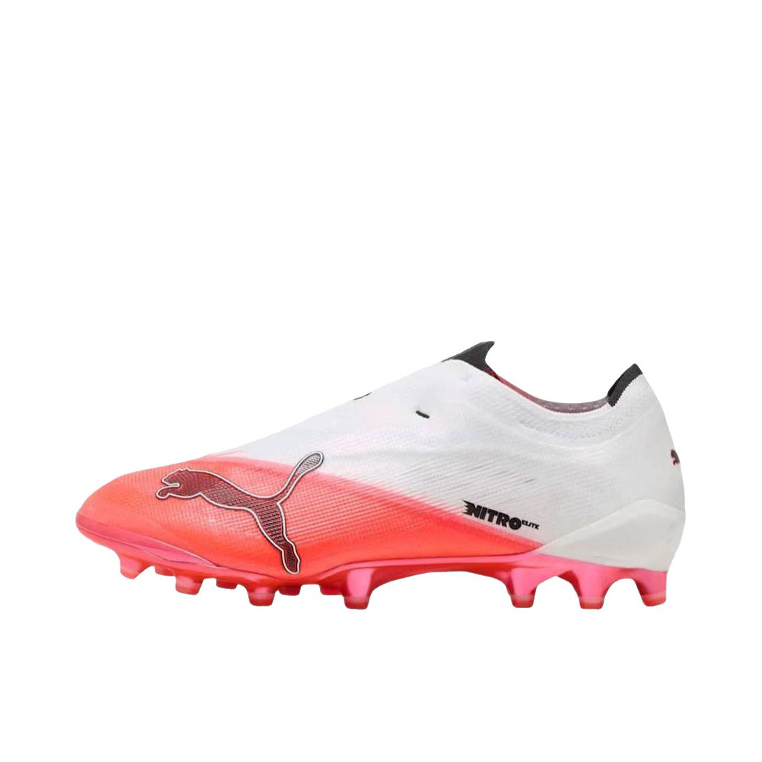 推荐商品：Puma/彪马 Ultra Nitro 7 ULTIMATE AG 足球鞋 胶质短钉人造草坪百搭透气 奶白色/橙色