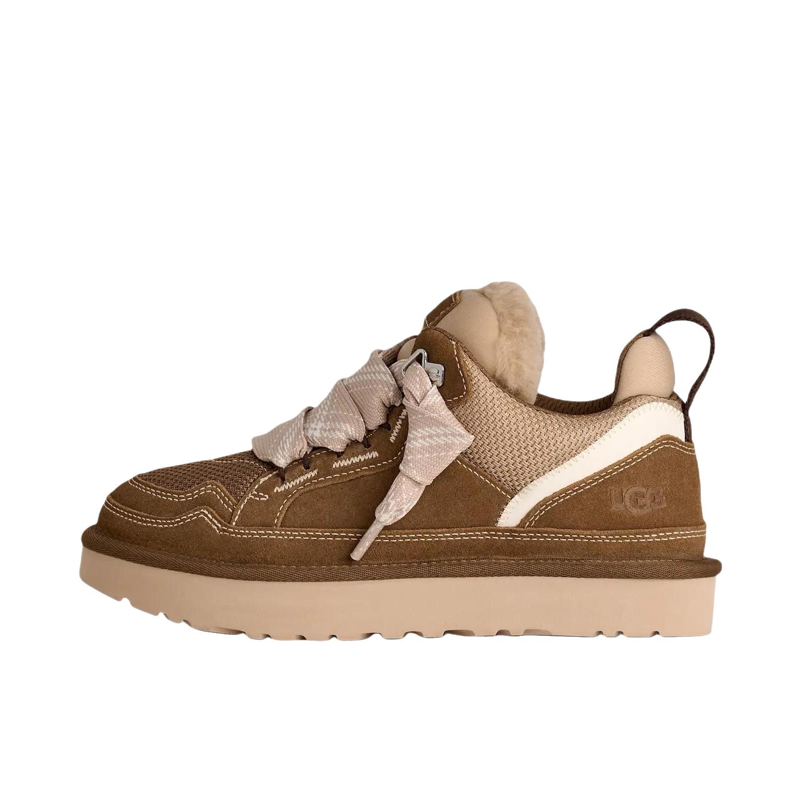 推荐商品：UGG 简约舒适 耐磨 运动 绒面革 加绒 休闲鞋 1144032 棕色/米色