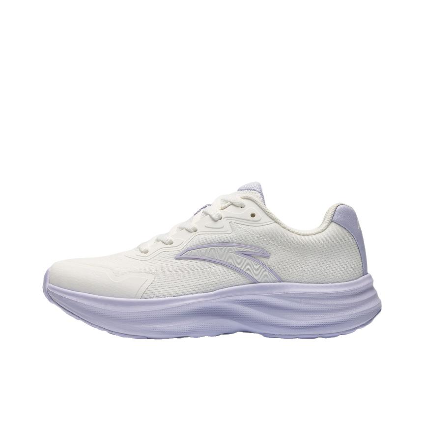 推荐商品：安踏 漫步V2.5 跑鞋 透气舒适百搭 女款/纸莎白/浅紫色