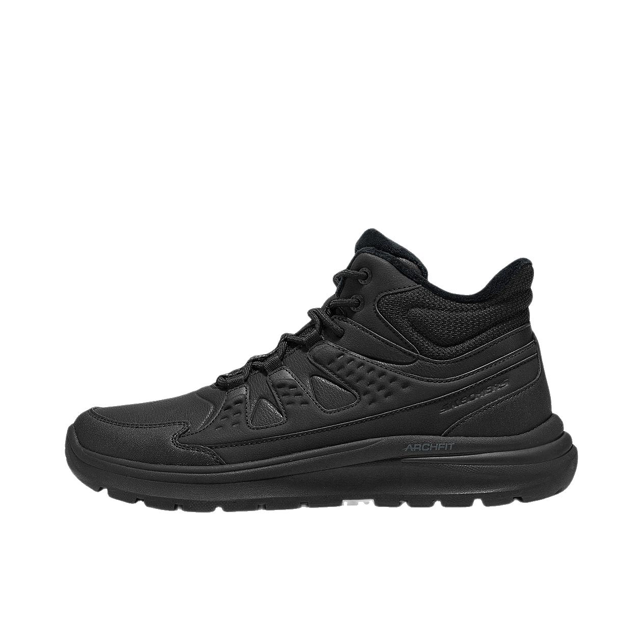 推荐商品：Skechers/斯凯奇 USA MENS 雪地靴 柔软百搭舒适 加绒/全黑色