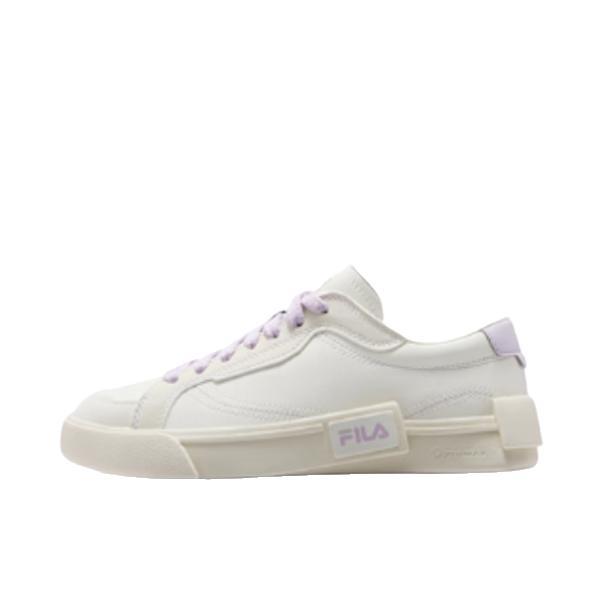 推荐商品：FILA/斐乐 POP 轻质透气 耐磨防滑 街拍潮流时尚 休闲百搭 帆布鞋 女款/雪白色/豆腐白