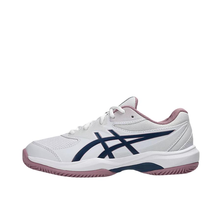推荐商品：Asics/亚瑟士 GEL-GAME GRADE SCHOOL 运动鞋儿童 圆头系带 大童/白色/独立蓝 