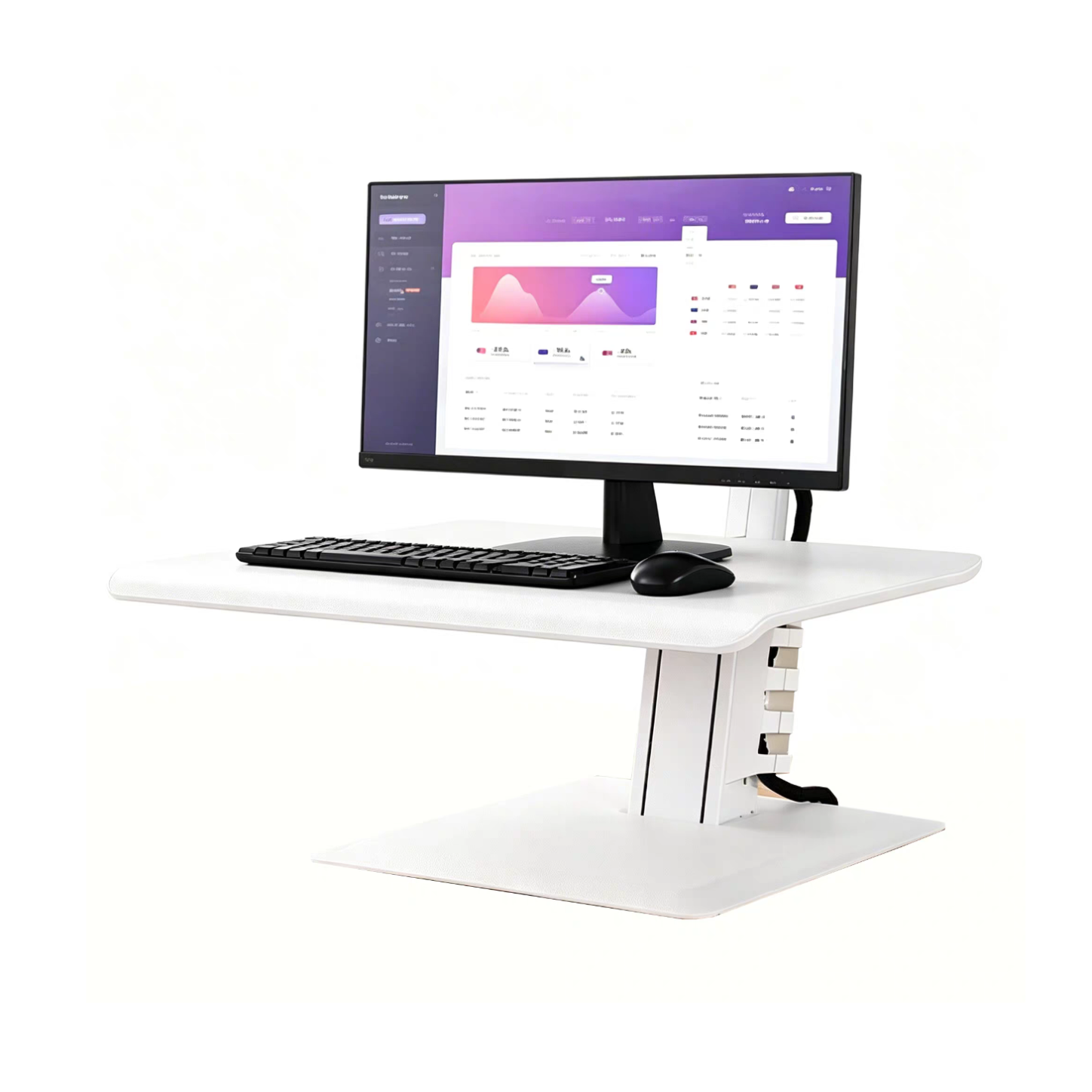 推荐商品：NB ERGONOMIC BT15 显示器支架 站坐交替 适用笔记本一体机台式 铝合金材质