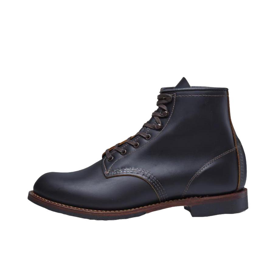 推荐商品：Red Wing Shoes/红翼 Iron Ranger 铁道工 牛皮 复古 舒适 防滑耐磨 马丁靴 深黑色 