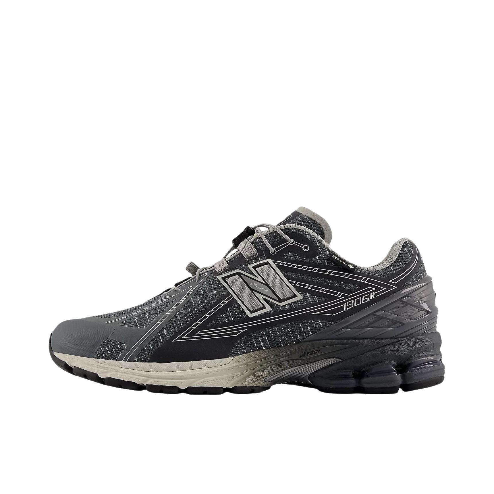 推荐商品：New Balance 1906R GORE TEX 跑鞋 防水抽绳圆头贴合 深灰色