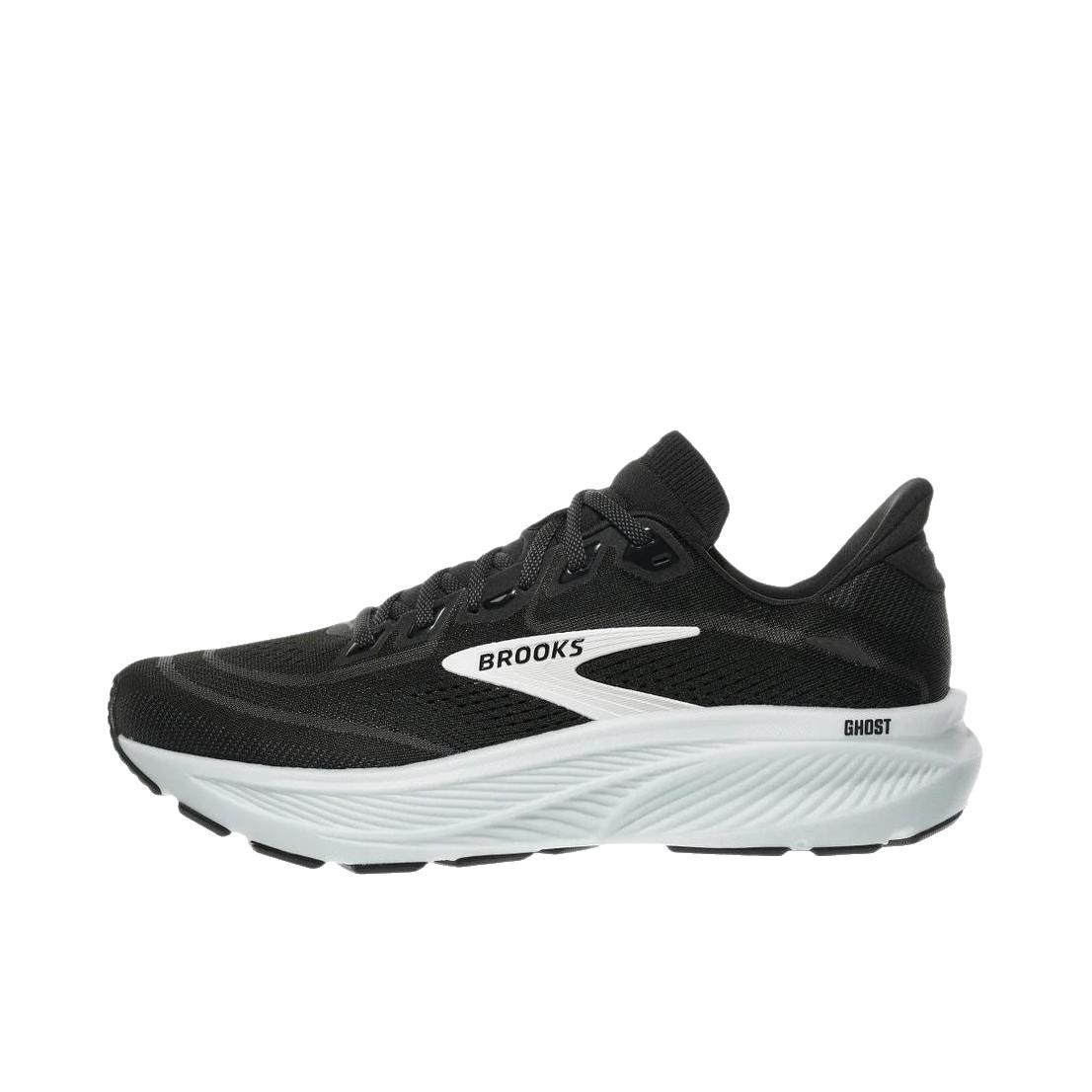 推荐商品：Brooks/布鲁克斯 幽灵Ghost 18 跑鞋 圆头舒适减震支撑 深黑色