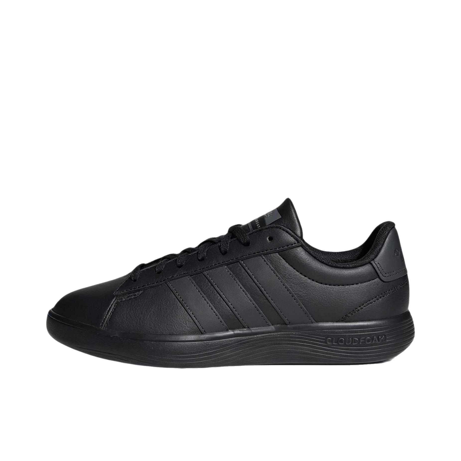 推荐商品：adidas GRAND COURT 板鞋 百搭舒适 核心黑/碳色/灰三色