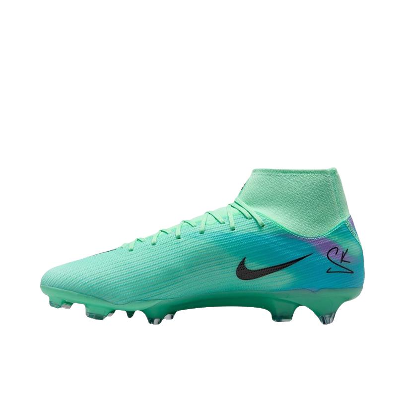 推荐商品：Nike Mercurial Vapor 17 Academy FG/MG 足球鞋 中端混钉比赛训练 青色/绿色