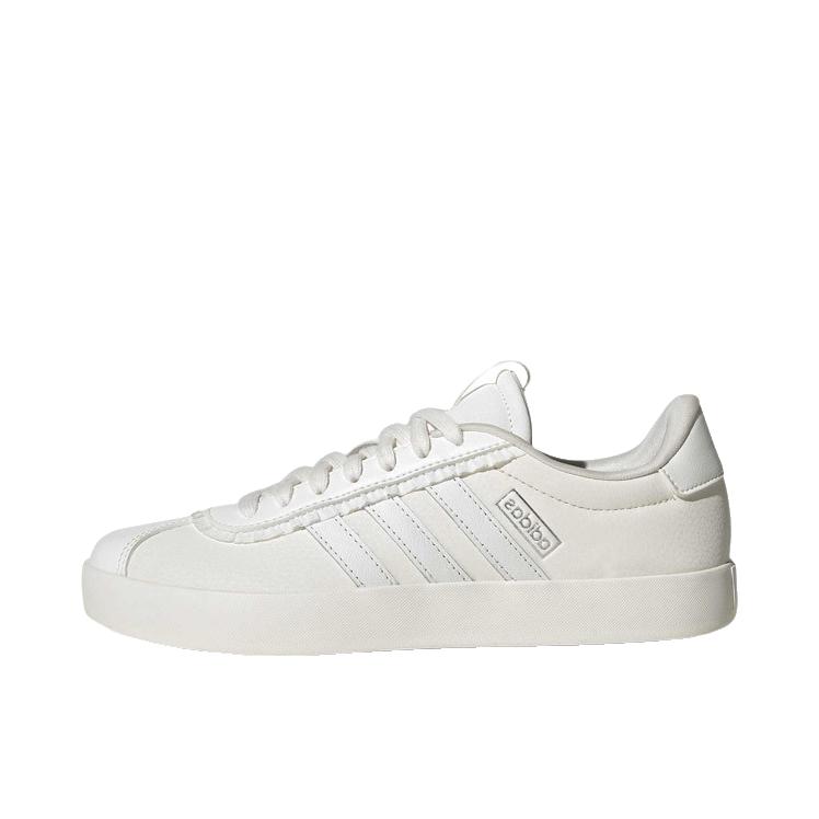 推荐商品：adidas VL Court 3.0 板鞋 T头鞋 德训鞋 舒适百搭防滑耐磨运动休闲贴合支撑圆头 女款/珍珠白
