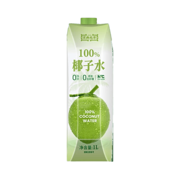 推荐商品：京典光年 1L 100%椰子水 瓶装