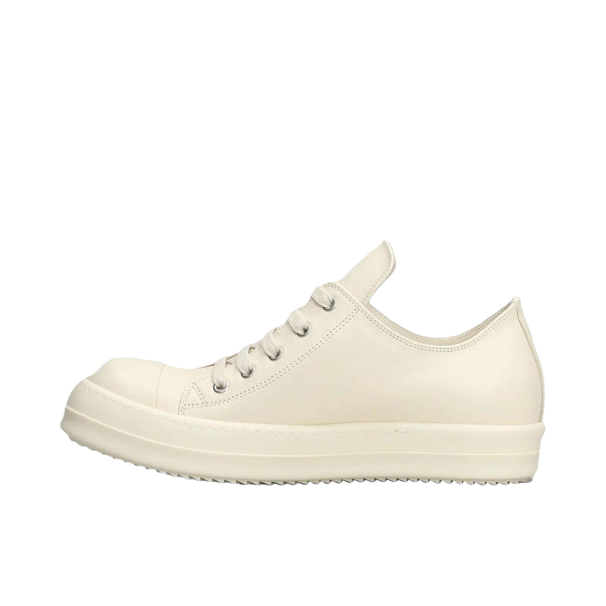 推荐商品：Rick Owens Drkshdw 时尚 低帮 休闲鞋 DU01C6809SLASH911 奶油白