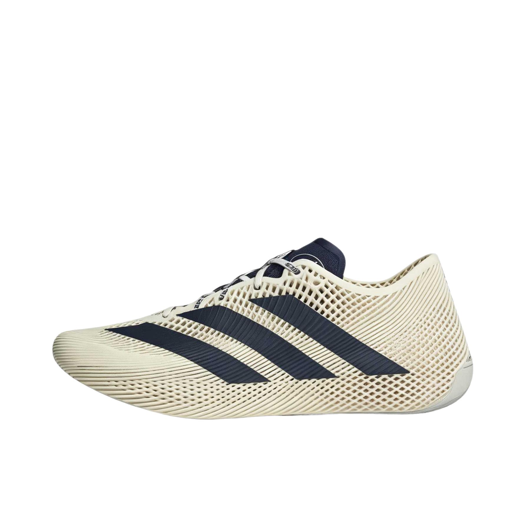 推荐商品：adidas Climacool Laced 3D 跑鞋 3D打印一体舒适回弹贴合 海军蓝/米色/白色 