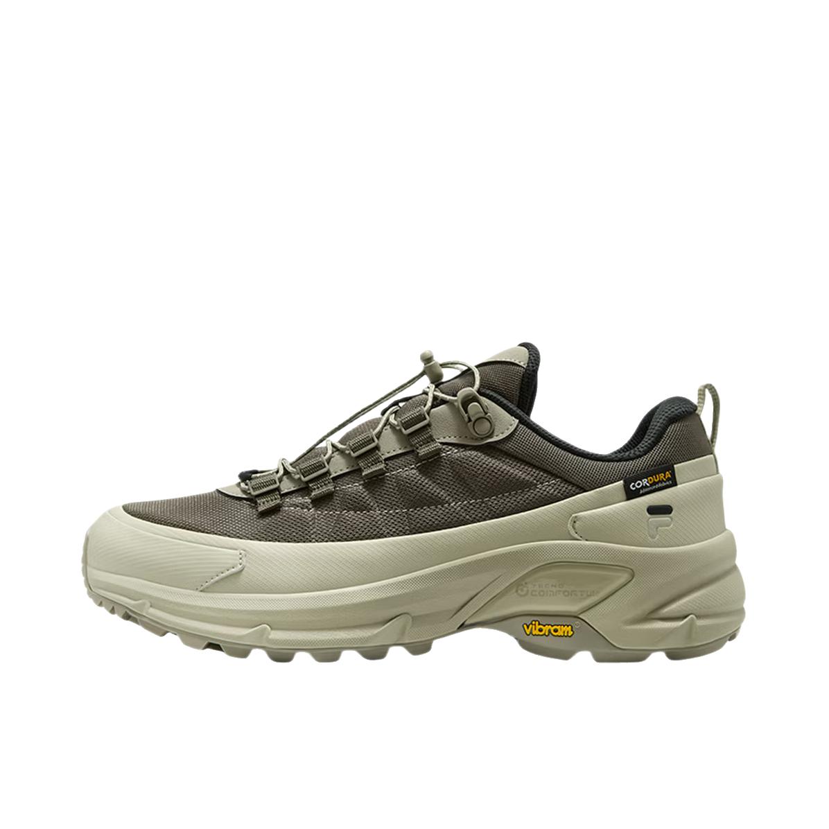推荐商品：FILA/斐乐 COMO X 2.0 QUT 徒步鞋 户外鞋 舒适复古百搭 海龟绿/潮汐棕