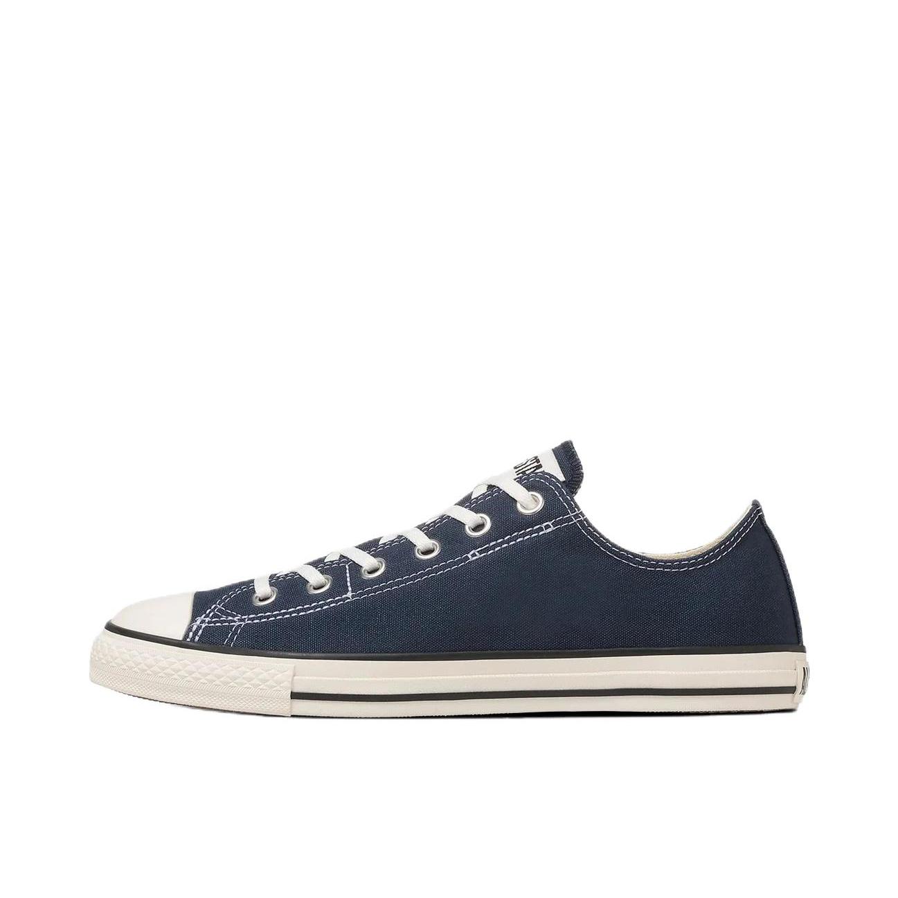 推荐商品：Converse/匡威 Chuck Taylor All Star 帆布鞋 常青款轻便防滑耐磨百搭复古圆头减震贴合高帮 深蓝色/奶油白
