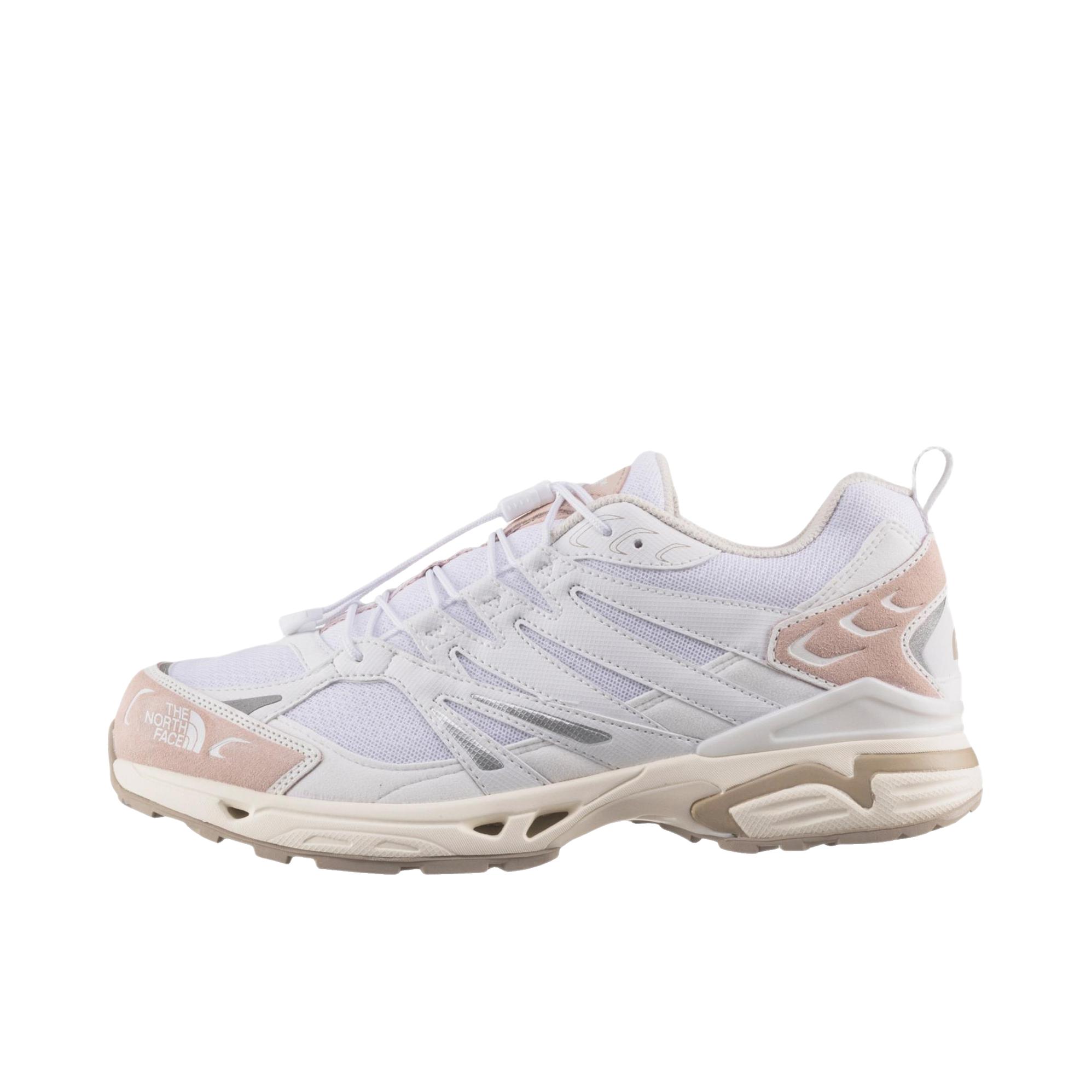 推荐商品：TheNorthFace/北面 SINGLE TRACK TECH 跑鞋 运动减震低帮越野 女款/白色/粉色 