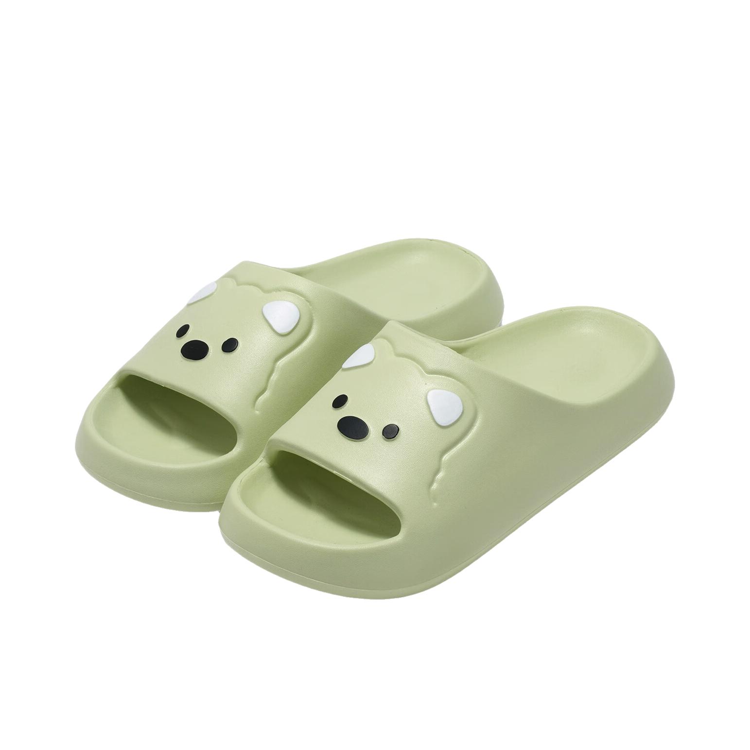 推荐商品：MINISO/名创优品 拖鞋 可爱软底防滑 MNSF1141 奶萌小狗/青草绿色