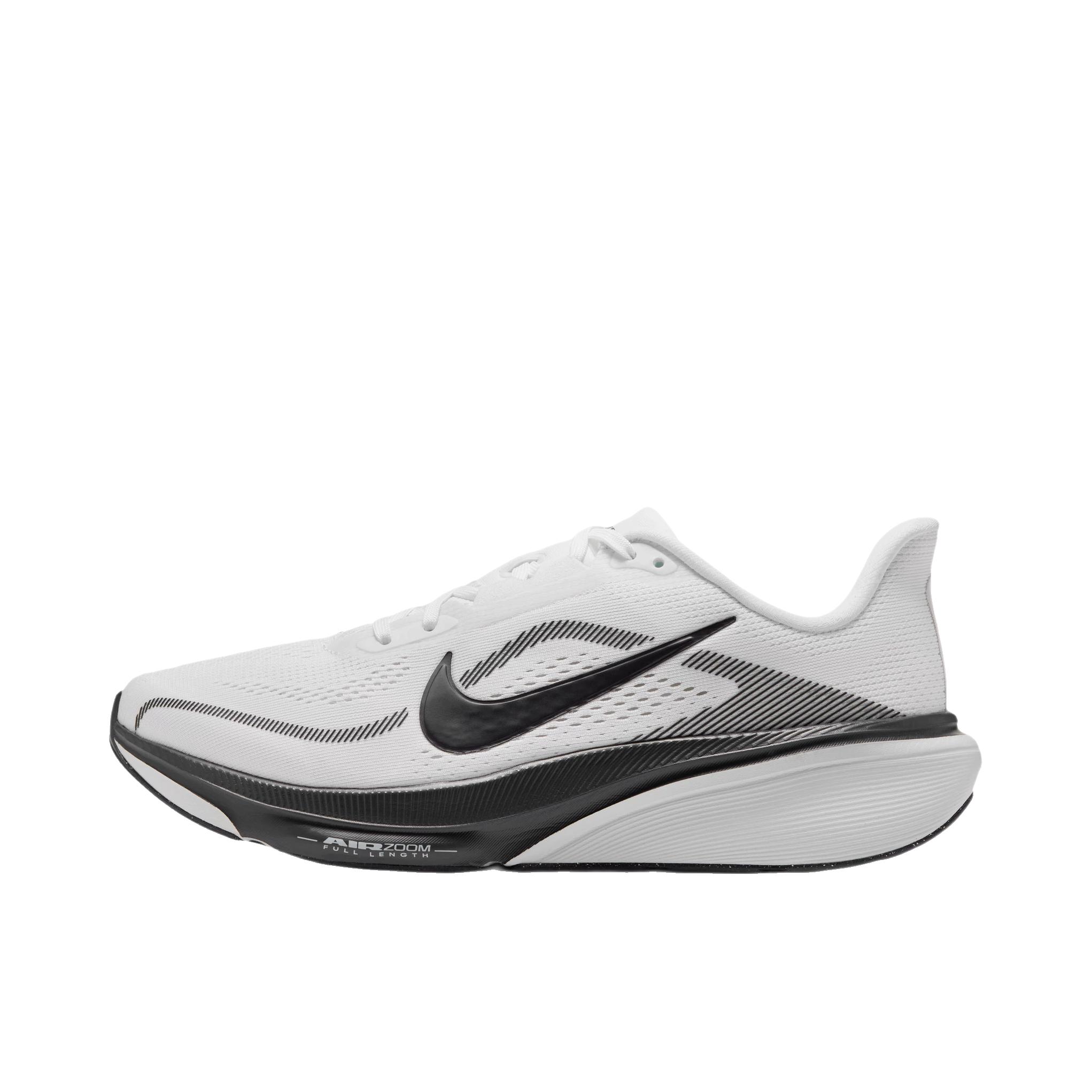 推荐商品：Nike Pegasus 飞马 42 跑鞋 缓震回弹舒适 白色/铁架黑/尘光子色/幻影灰