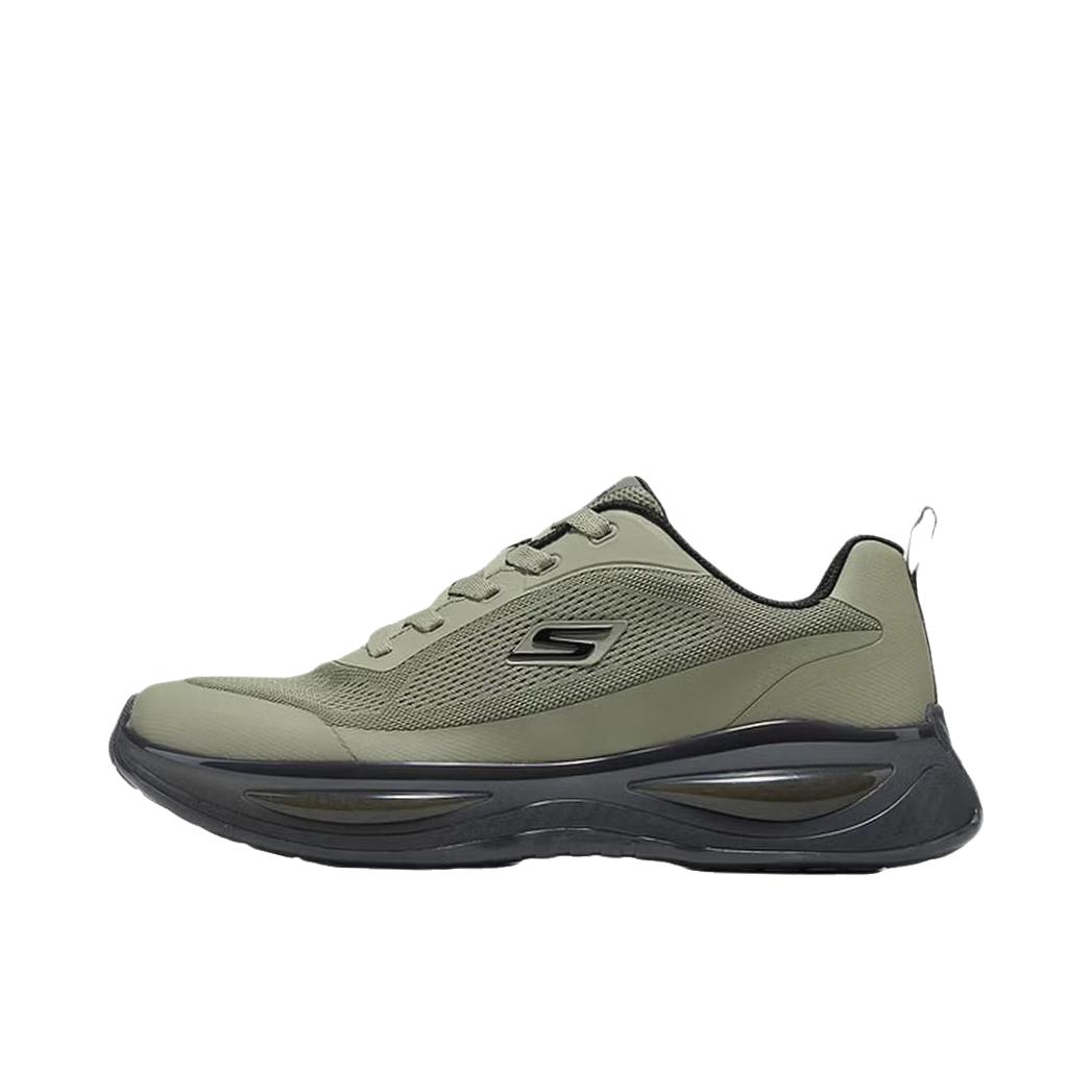 推荐商品：Skechers/斯凯奇 MEN'S GO 跑鞋 防滑耐磨透气回弹 橄榄色/黑色
