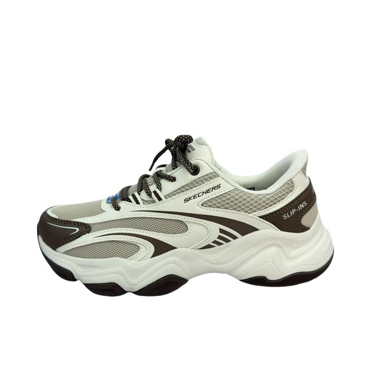 推荐商品：Skechers/斯凯奇 运动休闲鞋 舒适防滑耐磨 117868 女款/灰色/黑色