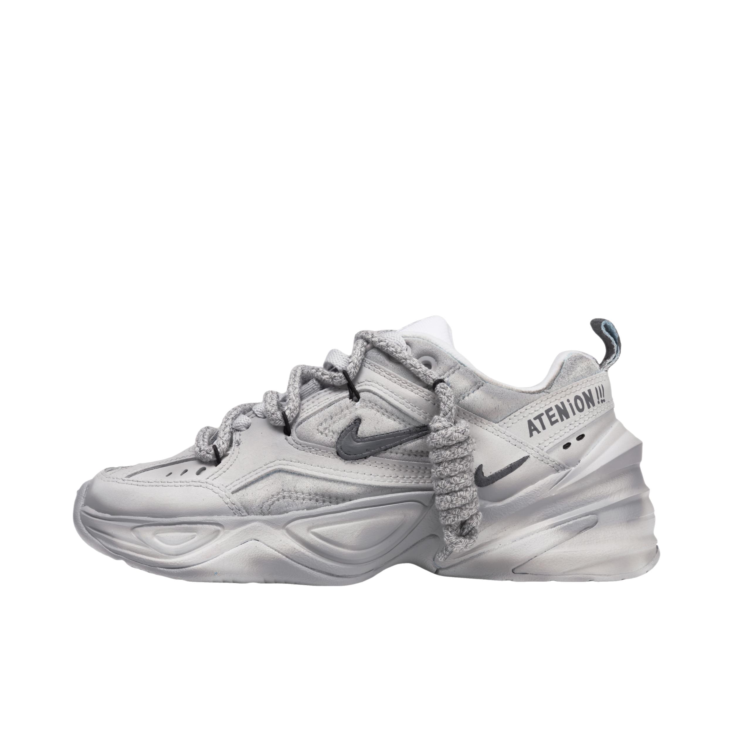 推荐商品：定制款 Nike M2K Tekno 老爹鞋 织物百搭复古减震 女款/银雾轻语