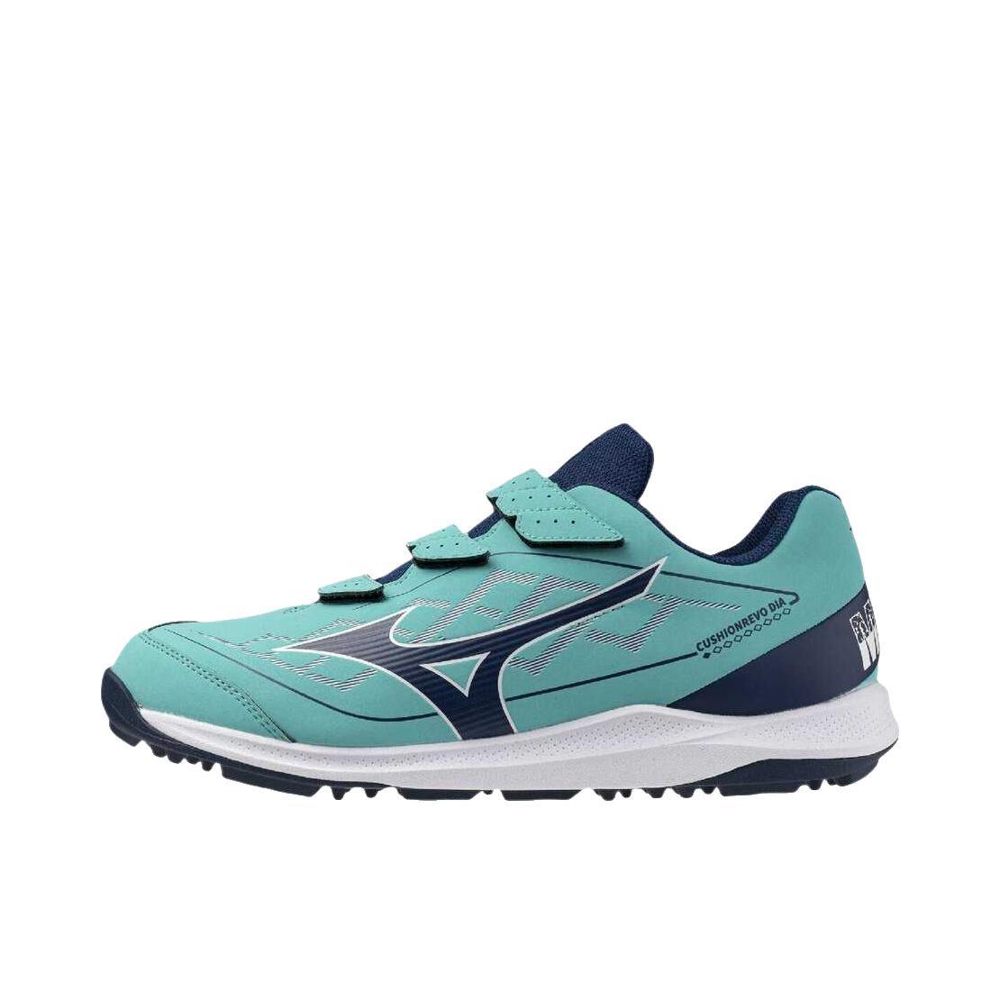 推荐商品：Mizuno/美津浓 Cushionrevo DIA Trainer 训练鞋 百搭减震透气 翡翠绿/海军蓝