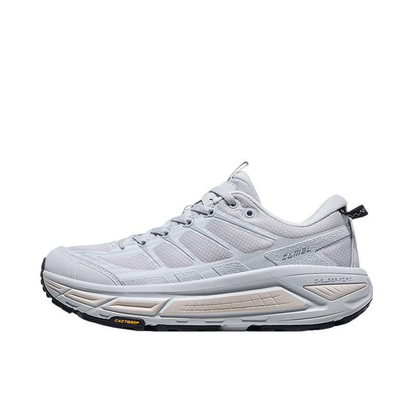 推荐商品：骆驼 碳zero2代 跑鞋 百搭简约防滑减震慢跑网面增高轻便情侣缓慢软底徒步鞋通勤鞋厚底鞋 低帮/芯片灰/薄雾灰
