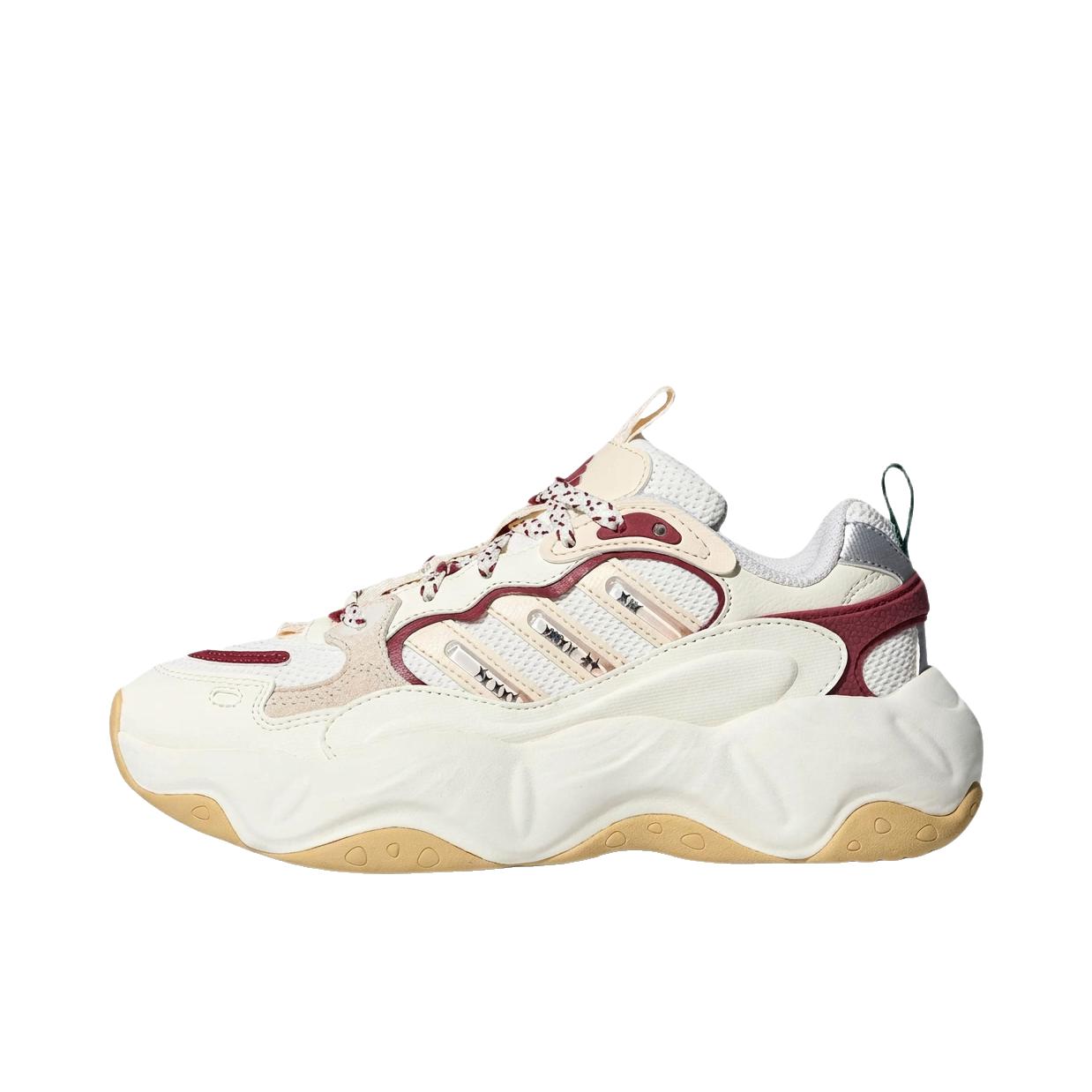 推荐商品：adidas VALLINA 老爹鞋 休闲运动防滑透气 女款/亮白色/白色/汉玉白