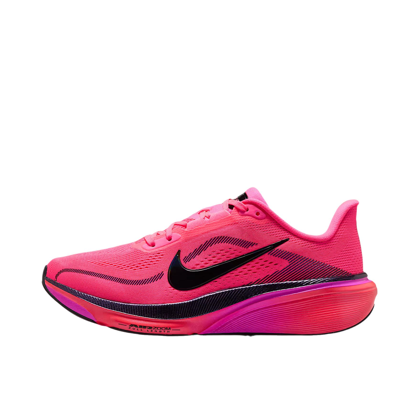 推荐商品：Nike Pegasus 飞马 42 跑鞋 缓震回弹舒适 亮粉色/激光深红色/紫红色/黑色