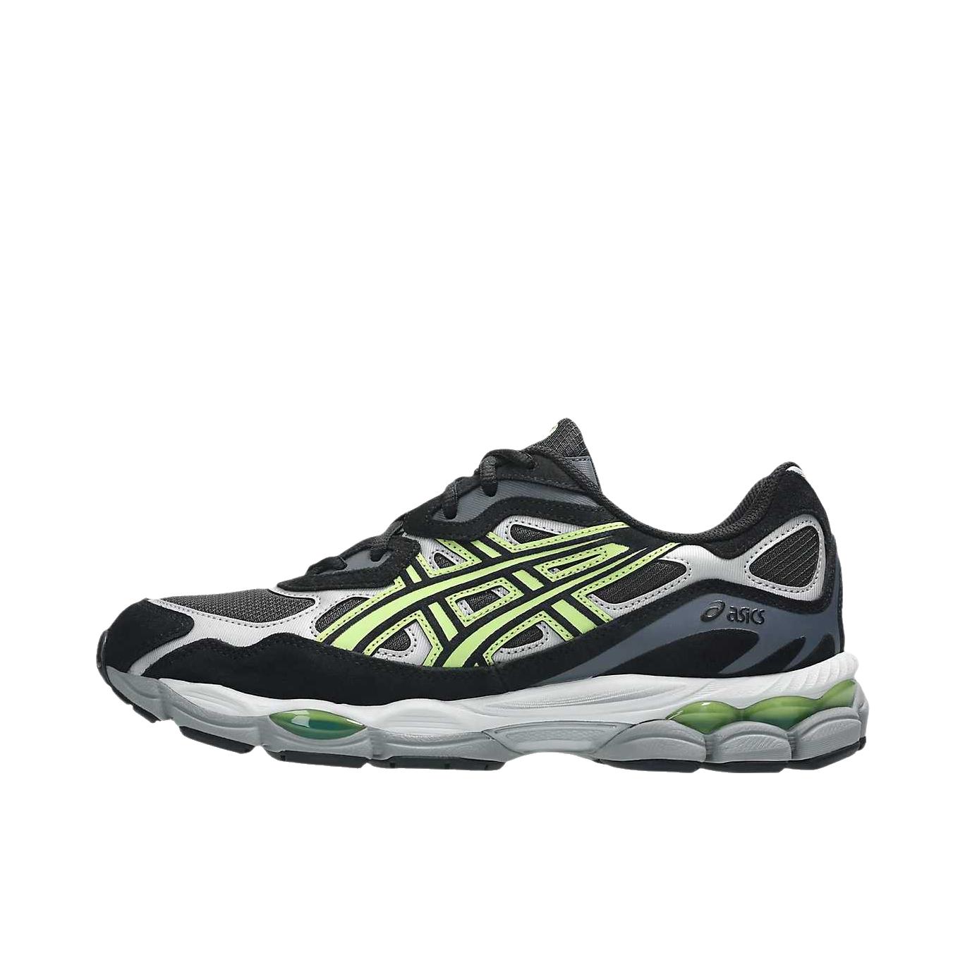 推荐商品：Asics/亚瑟士 GEL-NYC RGD 跑鞋 情侣复古运动缓震 石墨灰/青柠绿 