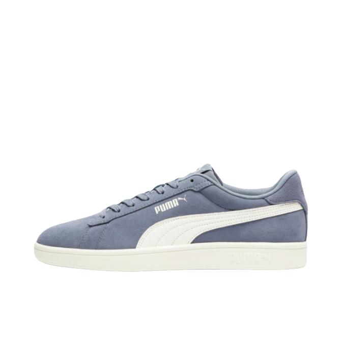 推荐商品：Puma/彪马 SMASH 3.0 板鞋 皮革休闲系带低帮复古 天空灰/暖白色