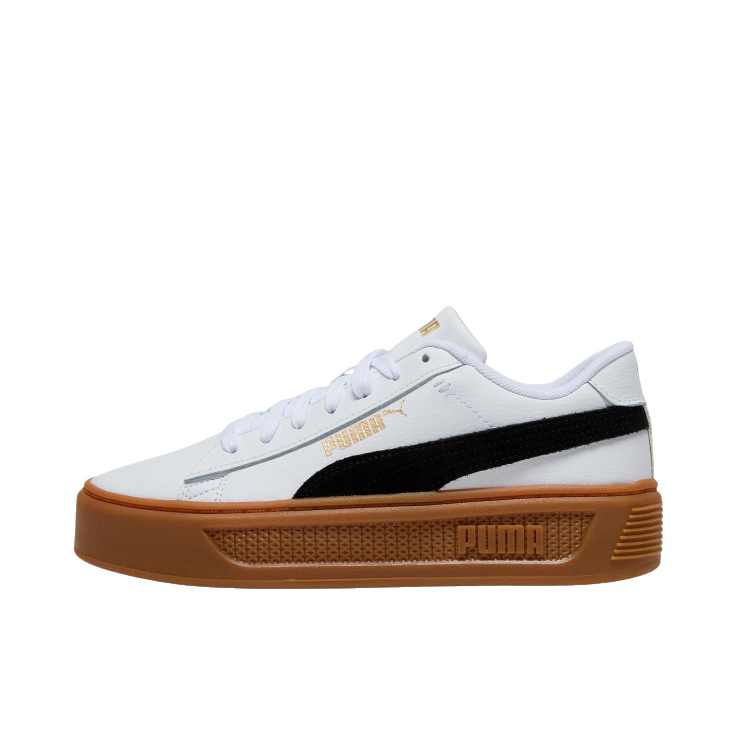 推荐商品：Puma/彪马 Smash 3.0 Mono Twist WMNS 板鞋 柔软舒适 白色/黑色