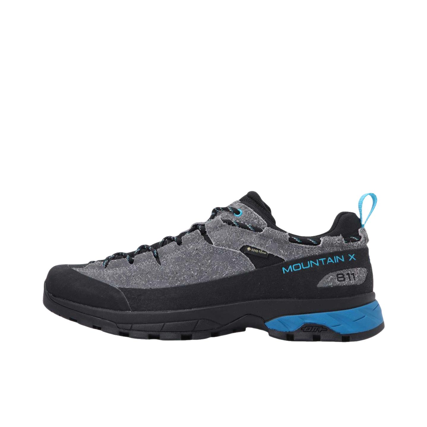 推荐商品：KOLON SPORT/可隆 811 MOUNTAIN X 柔软 稳定 防滑 防水 徒步鞋 户外鞋 灰色/蓝色