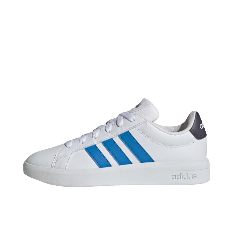 推荐商品：adidas Grand Court Base 3.0 板鞋 百搭厚底系带 大童/白色/黑色/蓝色