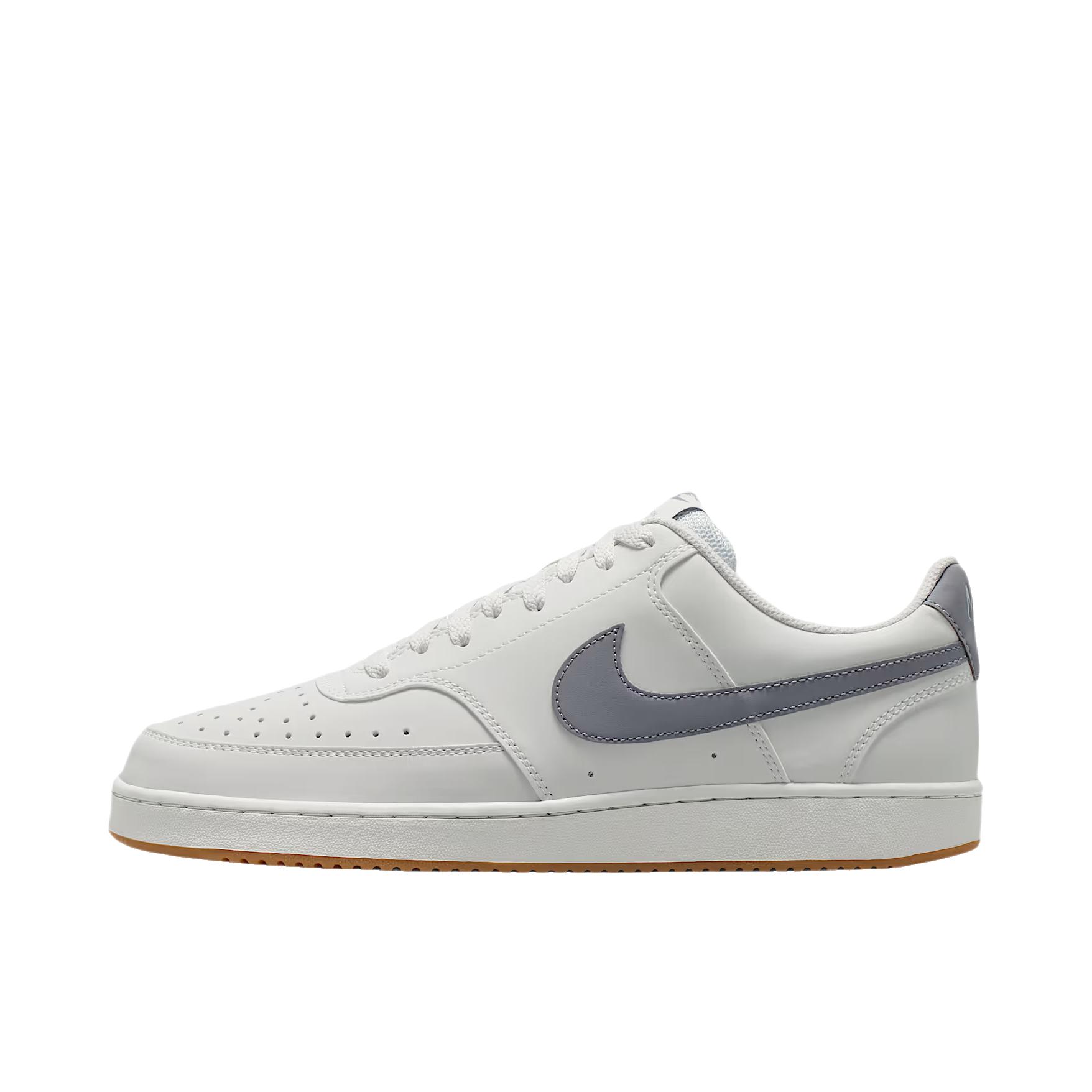 推荐商品：Nike Court Vision 板鞋 复古缓震抓地防滑轻便 低帮/米白色/中棕色/隐形