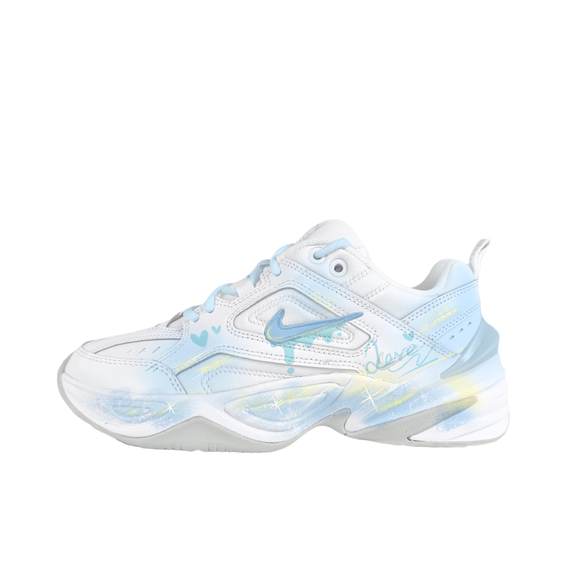 推荐商品：定制款 Nike M2K Tekno 老爹鞋 织物百搭复古减震 低帮/女款/梦幻之屿