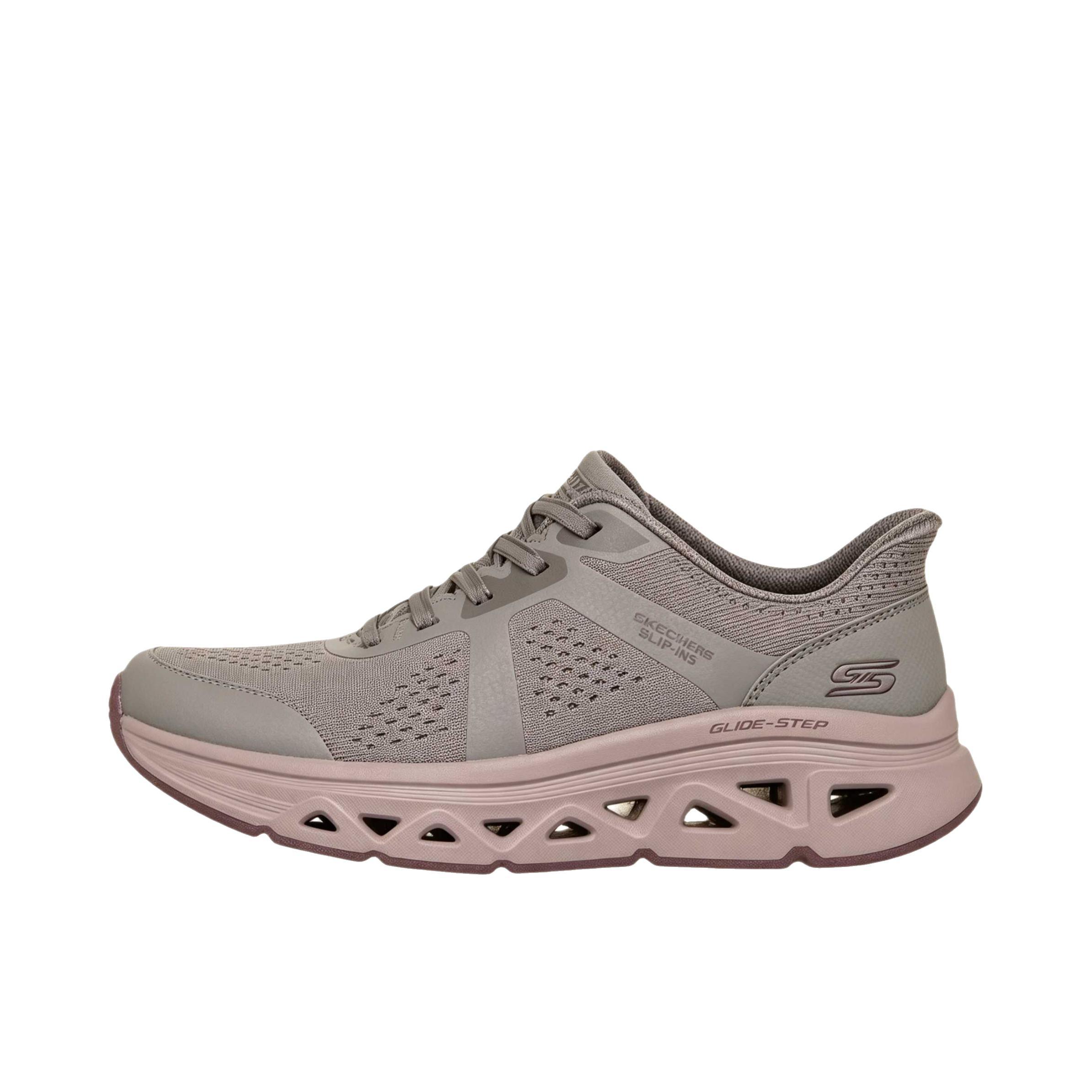 推荐商品：Skechers/斯凯奇 BOBS Sport Arc Waves Remix 运动休闲鞋 圆头百搭防滑耐磨 女款/深灰色/褐色