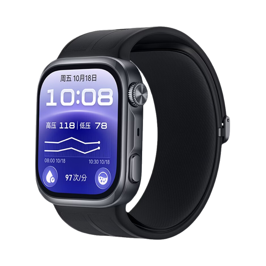 推荐商品：HUAWEI/华为 WATCH D3 智能手表 光学监测 动态血压监测 一键微体检 轻薄高亮大屏