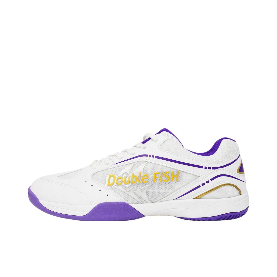 推荐商品：DoubleFish/双鱼 锋韧 乒乓球鞋 比赛训练 潮流紫