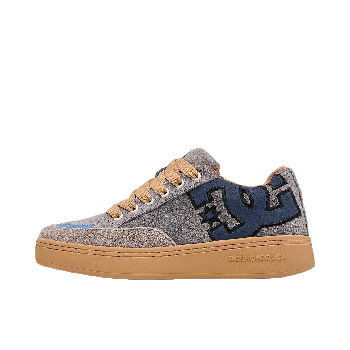 推荐商品：DC Shoes Platform C 板鞋 美式复古真皮厚底 蓝砾