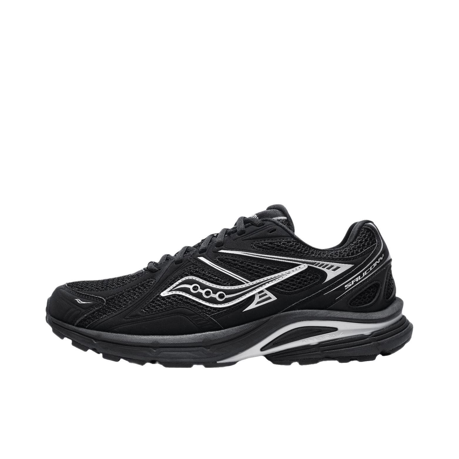 推荐商品：Saucony/索康尼 KINVARA 4 RV 运动休闲鞋 复古减震防滑 黑色