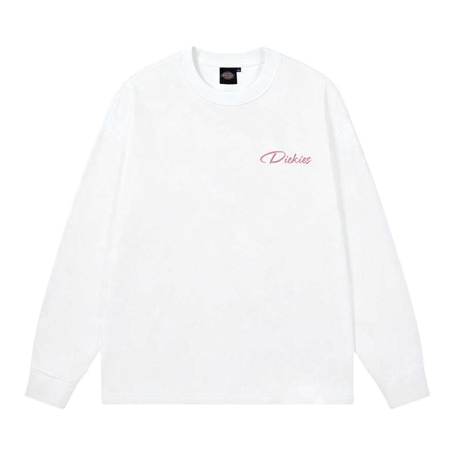 Dickies/帝客 2026AW 印花透气亲肤长袖T恤 DKU263NKT045 本白